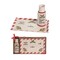 Transpac Dolomite 17.25" Multicolor Christmas Santa Milk Cookie Carrot Plate Set of 2 - Dishwasher Safe Serving Platters
